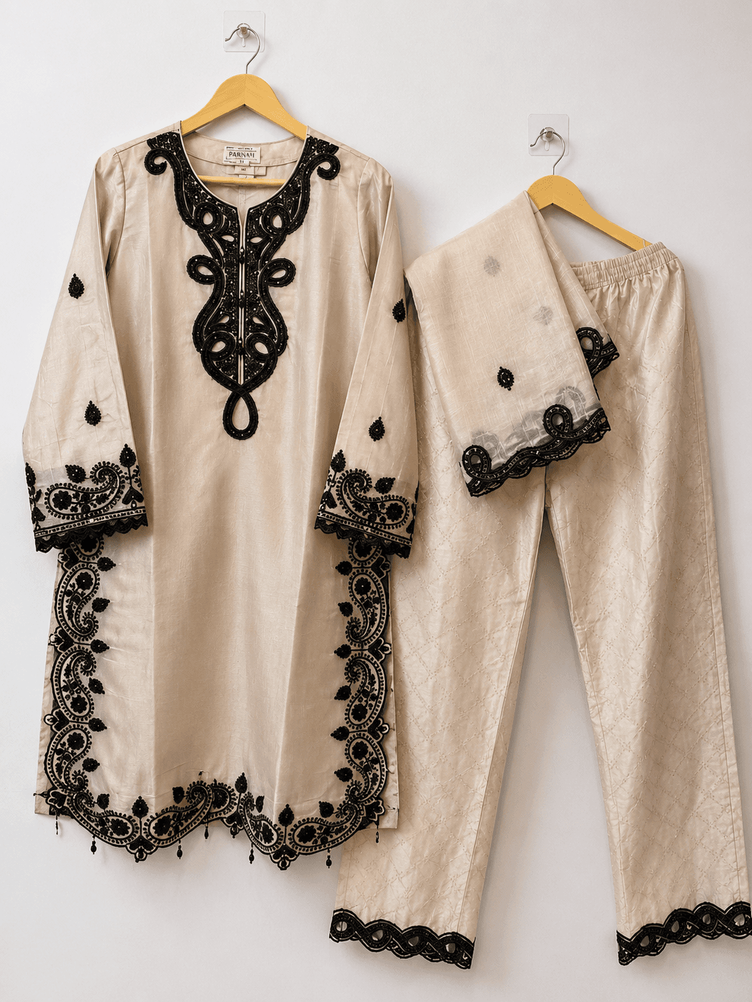 Pakistani Cutwork 3 piece suit
