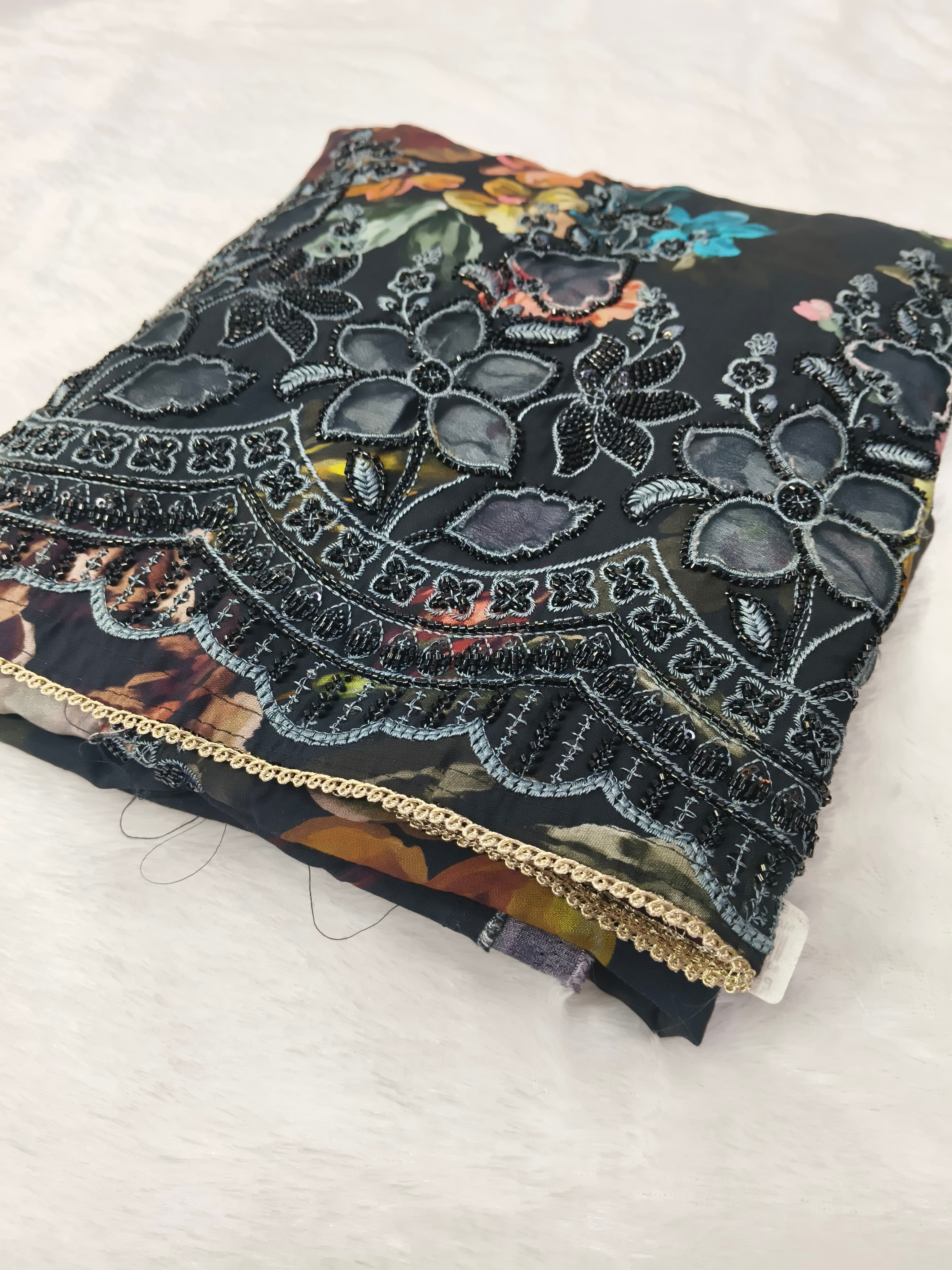 Maslene Floral Printed Dress Material