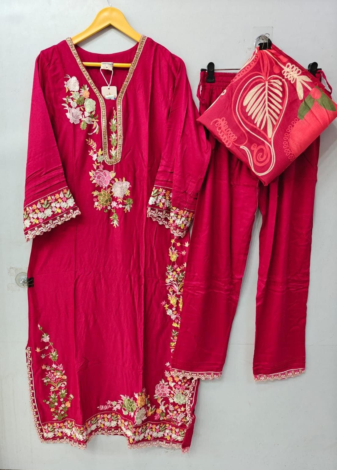 Pakistani Burj Khalifa Style Ready Made 3-Piece Suit